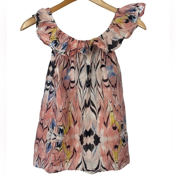 J. Crew silk blend blouse, beautiful light weight and flowey. So feminine! - Picture 1 of 5